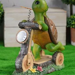 Unbranded Discount Turtle Figurines Solar Light Garden Statues Yard Decoration Resin Sculpture For Easter Gift-hot -Piha myymälä 697451299 max