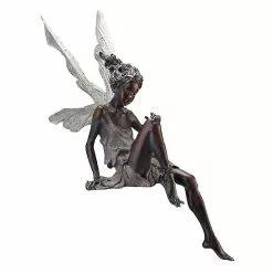 Unbranded Garden Ornament Magic Fairy Sitting, Tudor And Turek Sitting Resin Garden Decoration 15*5cm -Piha myymälä 718204392 max