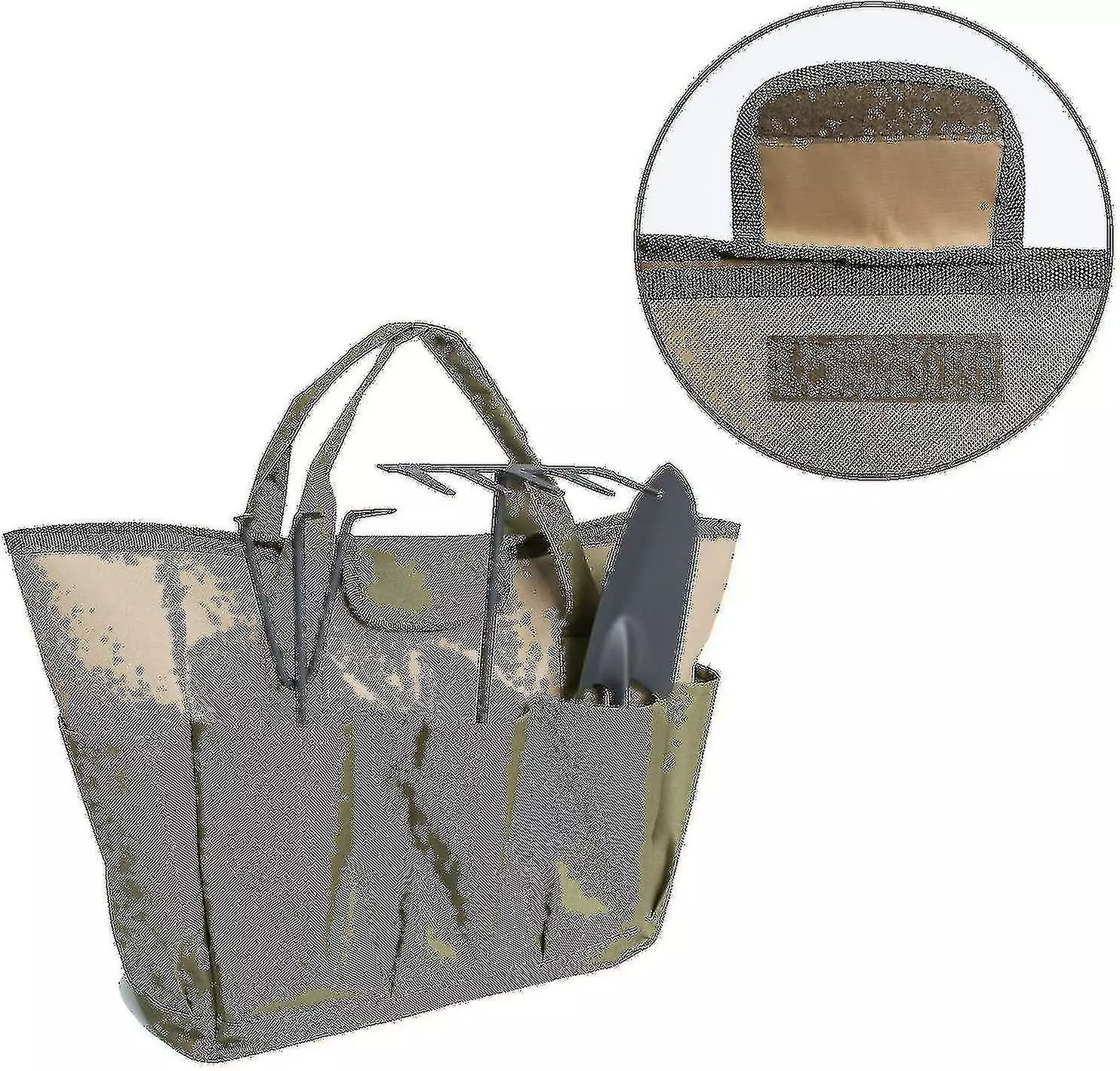 Unbranded Tool Bag Gardening Tote Bag Outdoor Multi Pocket Garden Tool Kit Organizer Bag Compact Hand Tool Gardeners Storage Bag (cream) 5 Unbranded Tool Bag Gardening Tote Bag Outdoor Multi Pocket Garden Tool Kit Organizer Bag Compact Hand Tool Gardeners Storage Bag (cream) - Image 3