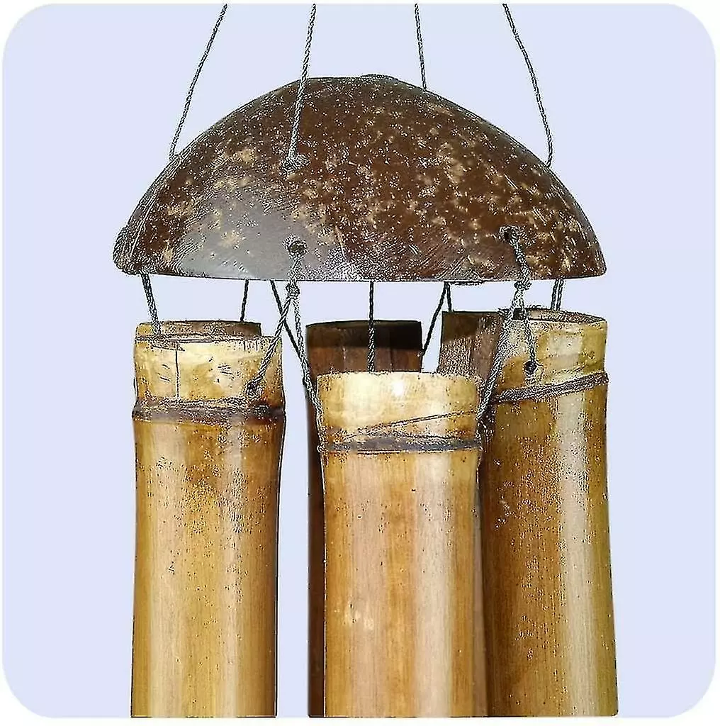 Unbranded Wind Chimes Bamboo, Great Sound, Decorative For The Garden And Balcony 5 Unbranded Wind Chimes Bamboo, Great Sound, Decorative For The Garden And Balcony - Image 3