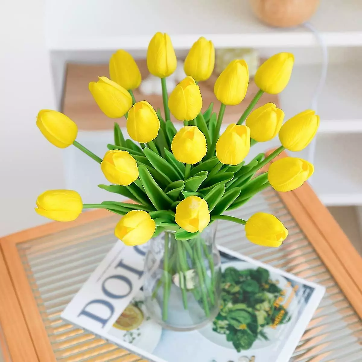 Unbranded 10pcs Real Touch Latex Artificial Tulips Flowers Fake Tulips Flowers Wedding Bouquets For Wedding Home Garden Decoration Yellow 4 Unbranded 10pcs Real Touch Latex Artificial Tulips Flowers Fake Tulips Flowers Wedding Bouquets For Wedding Home Garden Decoration Yellow - Image 2