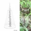 Unbranded Outdoor Clear Plastic Conical Rain Gauge Home Garden Diy Craft Professional Tool -Piha myymälä 718233107 max