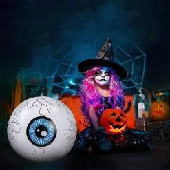 Unbranded Inflatable Eyeball Halloween Horror Hanging Decoration Realistic Scary Eyes Props Indoor Outdoor For Haunted House Yard Tree Garden Bar -Piha myymälä 718233661 max