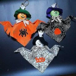 Unbranded Halloween Hanging Ghost Pumpkin Straw Windsock Pendant For Halloween Patio Lawn Garden Party Decorations -Piha myymälä 718241842 max