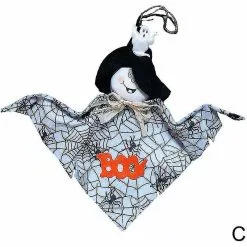 Unbranded Halloween Hanging Ghost Pumpkin Straw Windsock Pendant For Halloween Patio Lawn Garden Party Decorations -Piha myymälä 718242178 max