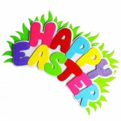 Unbranded 1pc Happy Easter Hanging Decoration Fabrics Hanging Ornament For Yard Garden -Piha myymälä 718246061 max