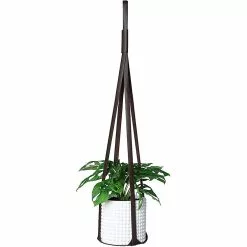 Waytogo Plant Hanger Garden Indoor Hanging Planter Basket Rope Pot Holder Decorations Decors