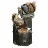 Unbranded Garden Animal Statue Fountain Solar Led Light Garden Art Deco Outdoor Garden Sculpture -Piha myymälä 779726489 max