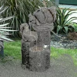 Unbranded Garden Animal Statue Fountain Solar Led Light Garden Art Deco Outdoor Garden Sculpture -Piha myymälä 779726536 max