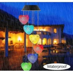 Unbranded Garden Outdoor Hanging Wind C S Solar Powered Led Light Decorations -Piha myymälä 779728729 max
