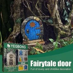 Unbranded 6pcs/set Fairytale Door Miniature Gnome Pixie Fairy Elf Doors Garden Yard Art Decor -Piha myymälä 779776560 max
