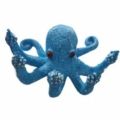 Unbranded Luminous Resin Gesture Octopus Statue Garden Ornament Table Desktop Home Decor