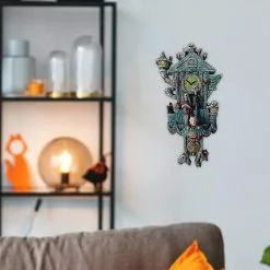 Unbranded Horror Ghost Skeleton Resin Decoration Clock Pendant Garden Home Wall Hanging Ornament -Piha myymälä 779778958 max