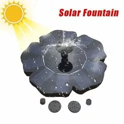 Unbranded Solar Powered Floating Bird Bath Water Fountain Pump Garden Pond Pool Outdoor -Piha myymälä 779829383 max