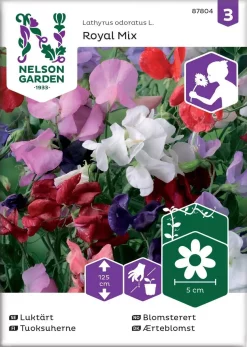 Nelson Garden Siemen Tuoksuherne, Royal Mix