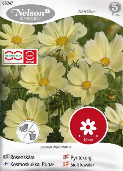 Nelson Garden Siemen Kosmoskukka, Puna-, Xanthos
