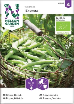 Nelson Garden Siemen Papu, Härkä-, Express, Luomu