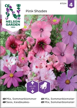 Nelson Garden Siemen Seos, Roosanvärisiä Kesäkukkia
