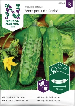 Nelson Garden Siemen Kurkku, Avomaan-, Vert Petit De Paris