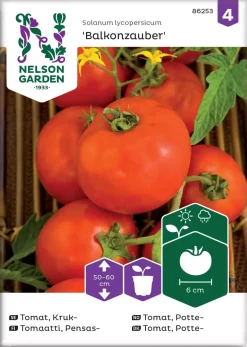 Nelson Garden Siemen Tomaatti, Pensas-, Balkonzauber