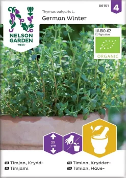 Nelson Garden Siemen Timjami, German Winter, Luomu