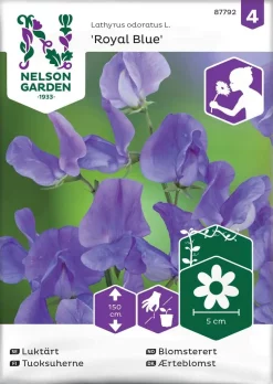 Nelson Garden Siemen Tuoksuherne, Royal Blue